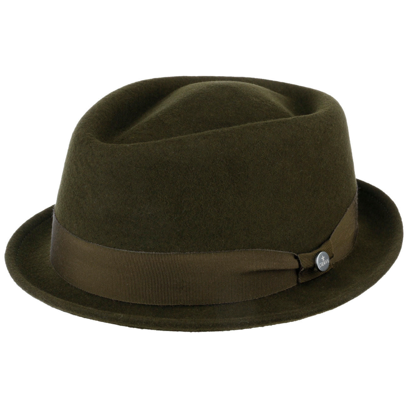 Classic Pork Pie Wool Felt Fedora Hat - Image 14