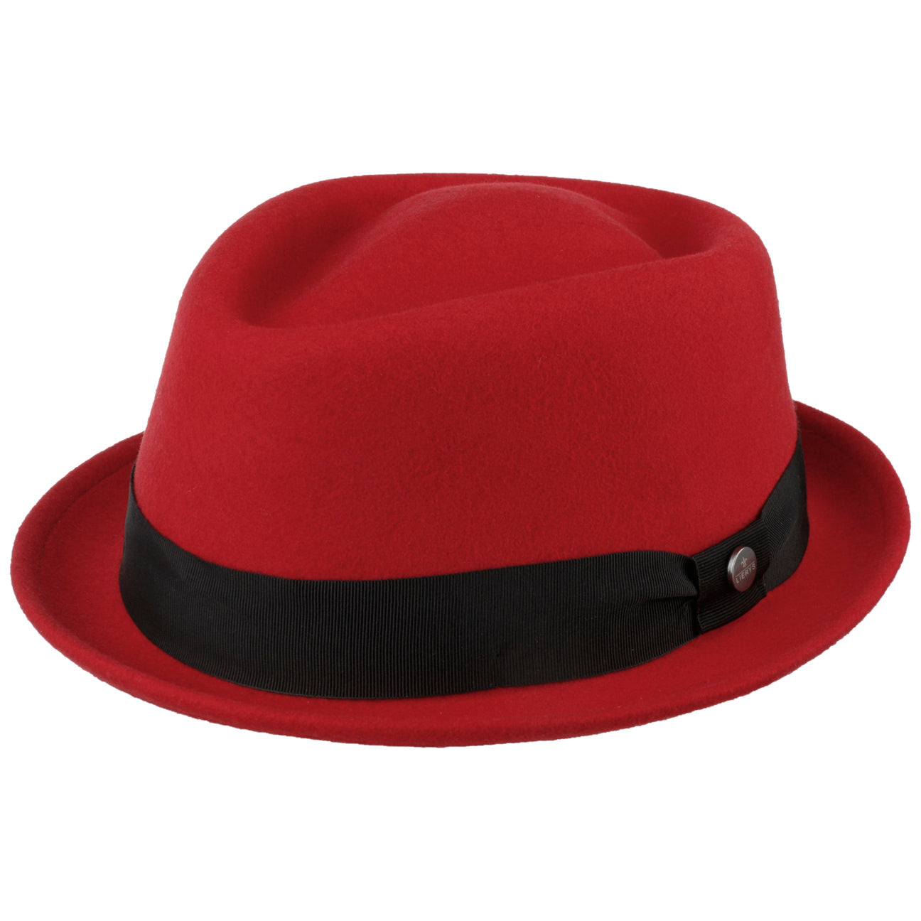 Classic Pork Pie Wool Felt Fedora Hat - Image 8