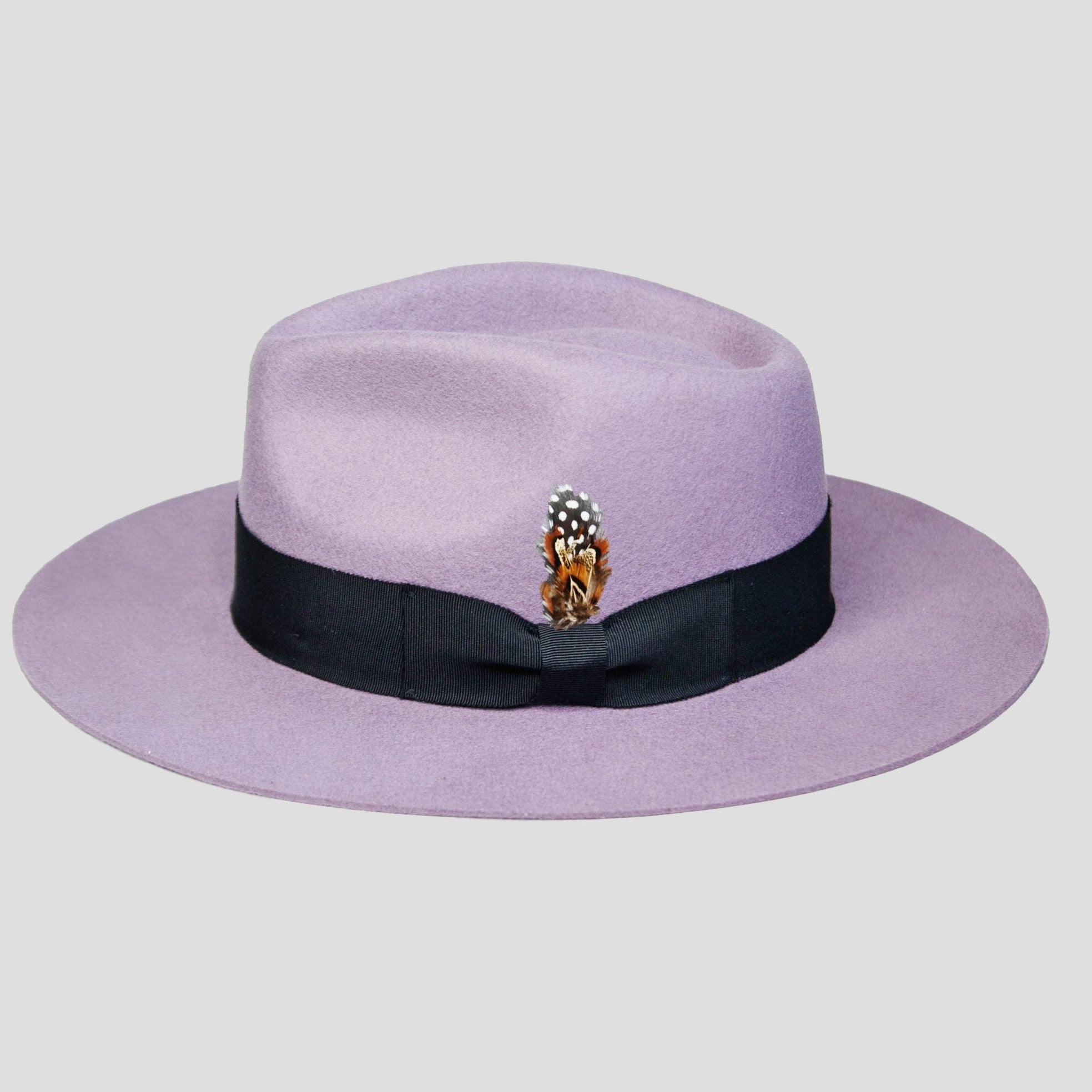 Distinctive Felt Fedora Hat in Grey - Image 8