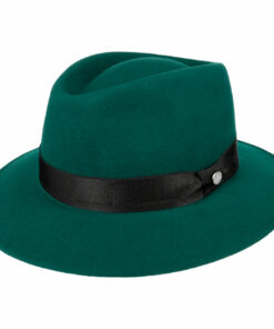 Green Traveller Felt Fedora Hat