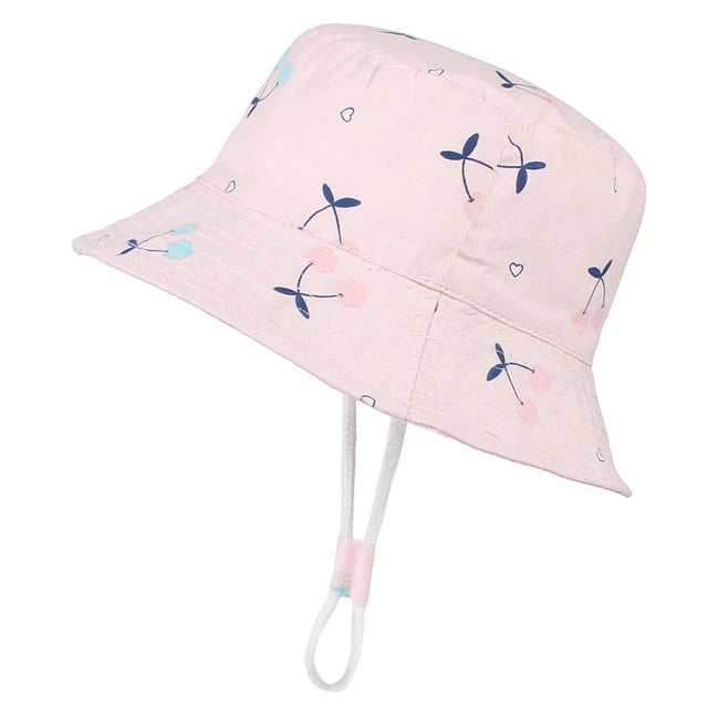 Kids Bucket Cotton Flat Hat - Image 6