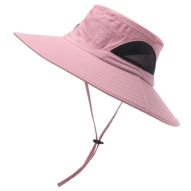 Men and Women Large Brim Waterproof Breathable Outdoor Quick Dry Boonie Hat - Image 14