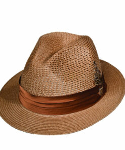 Stacy Adams Dublin Sewn Braid Fedora Hat