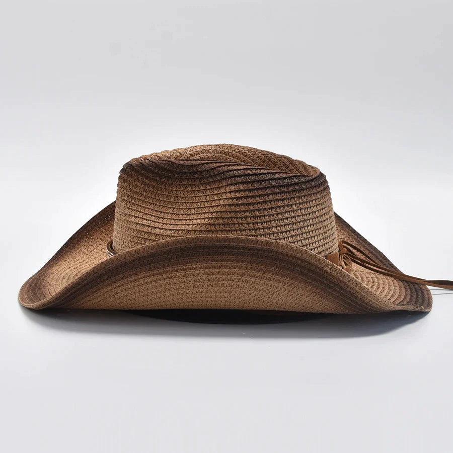 Straw Hat With Windproof Rope - Image 4