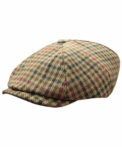 Tweed Four Panel Newsboy Cap