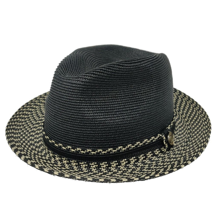 Two-Tone Straw Fedora - Image 7