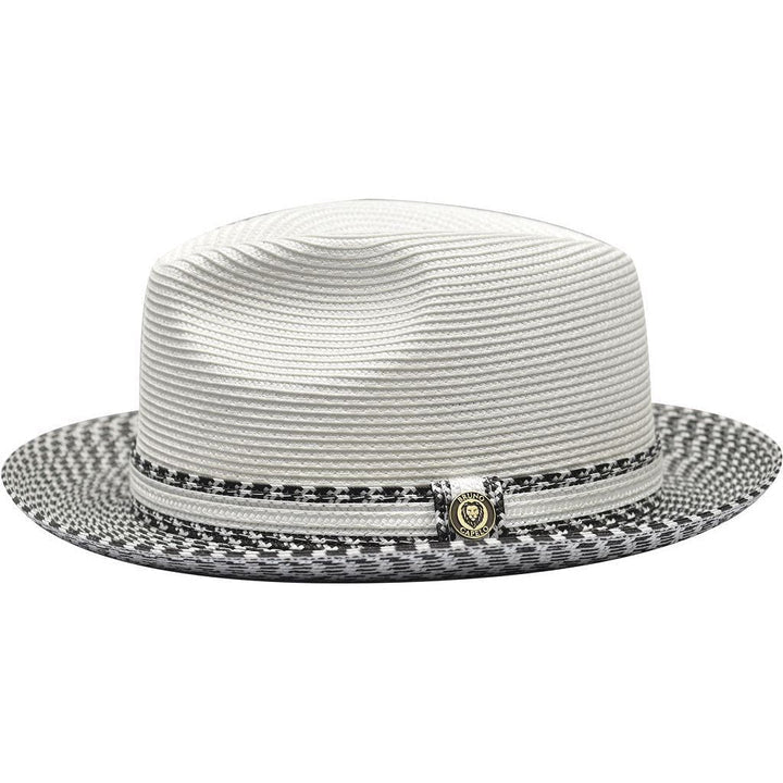 Two-Tone Straw Fedora - Image 3