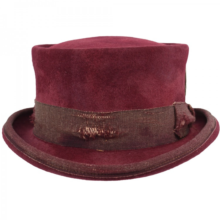 Vintage Vogue Funky Aged Top Hat in Brown - Image 10