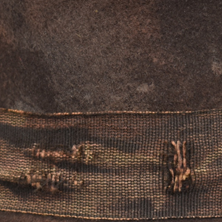 Vintage Vogue Funky Aged Top Hat in Brown - Image 5