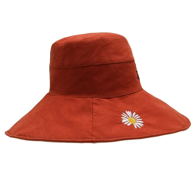 Women's Double-sided Large Brim Sun Hat - Image 4