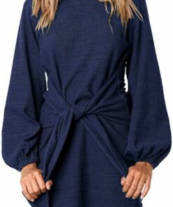 Elegant Knitted Bodycon Dress HI50